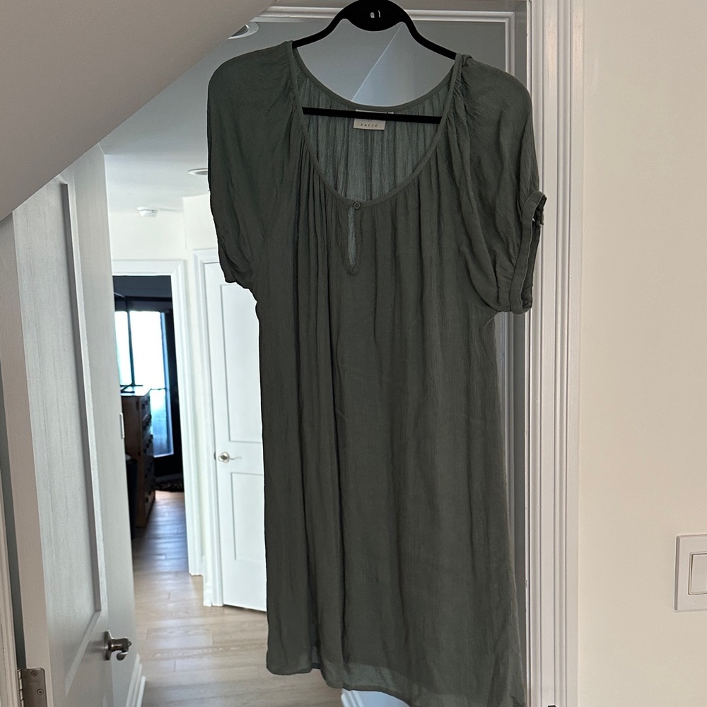 Elegant Green Women's Mini Dress
